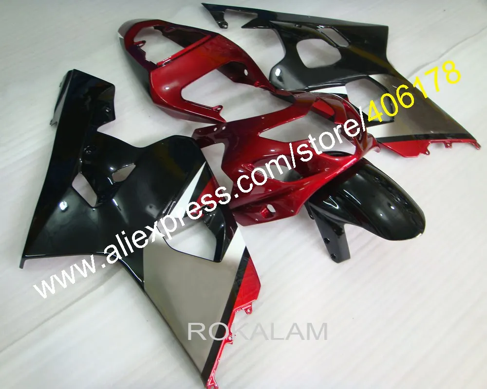 

Обтекатель под давлением для Suzuki GSXR750 600 k4 2004 2005 красный черный комплект обтекателей для Спортивного Велосипеда (литьё под давлением)