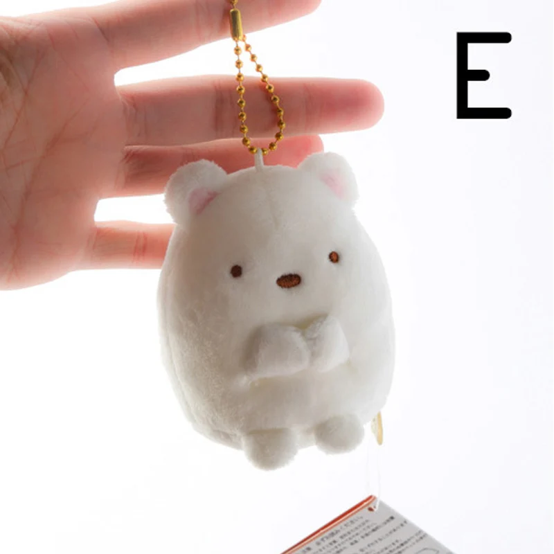 Sumikko гураши со съемной накидкой плюшевые игрушки Peluche мягкие куклы игрушки Детский подарок Juguetes брелок орнамент ключ кулон