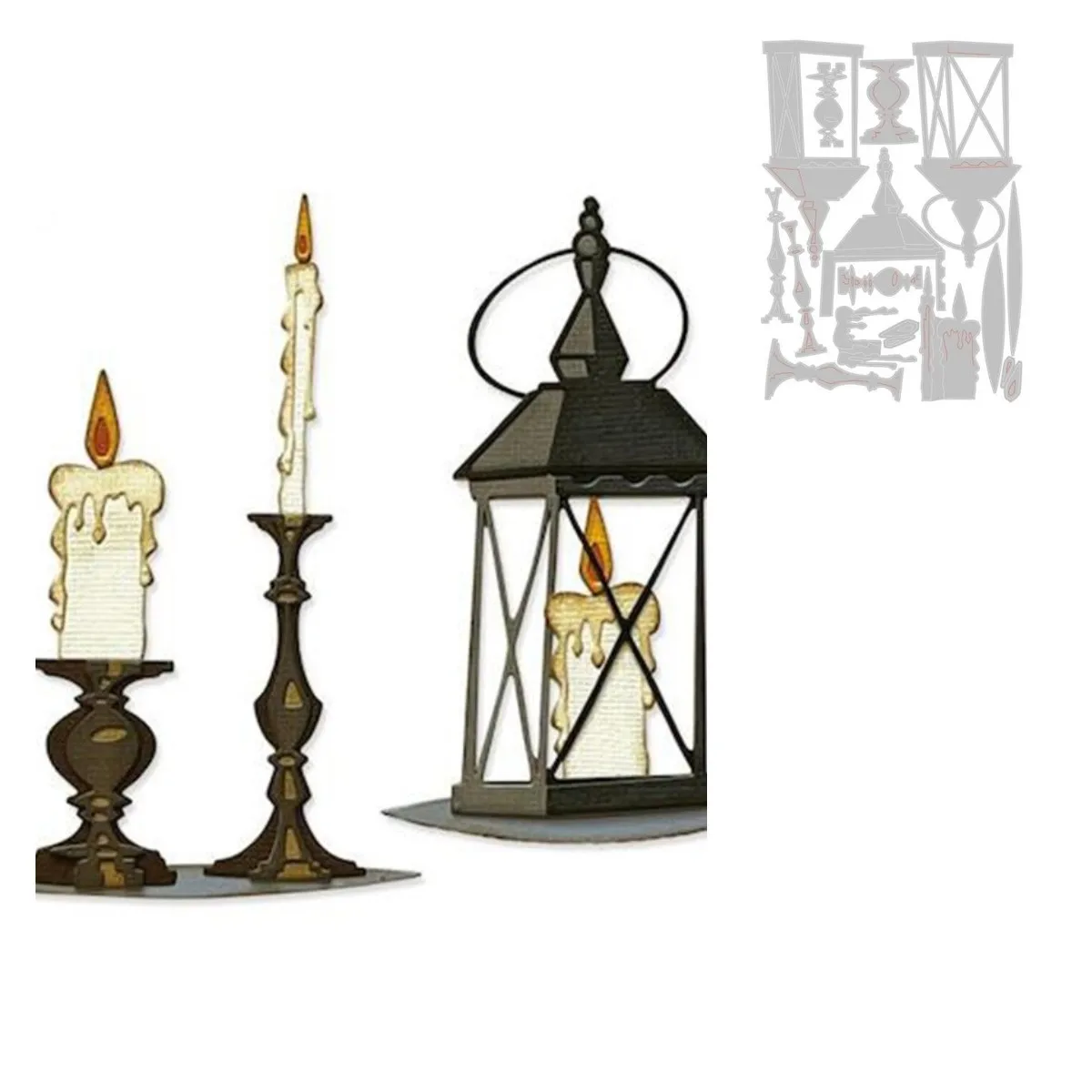 

Candlelight Colorize Metal Cutting Dies Scrapbook Diary Decoration Stencil Embossing Template DIY Greeting Card Handmade 2021