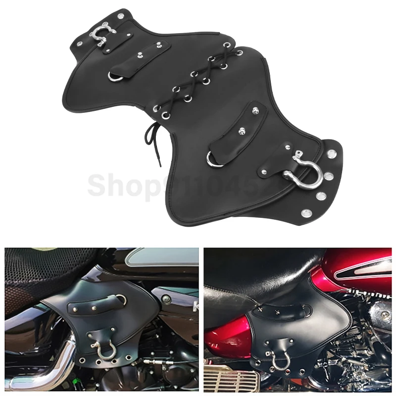 Мотоциклетный тепловой защитный экран на седло дефлекторы из искусственной кожи