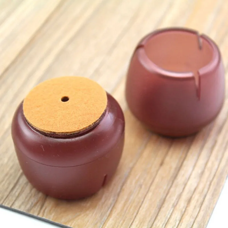 Мебельные ножки из коричневого ПВХ колпачки для ножек стула защита стола