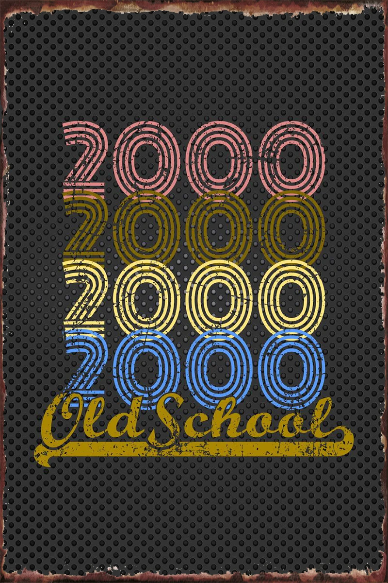 

Оловянные таблички в стиле ретро классные старые School 2000, декор для стен, декор для комнаты, винтажный металлический знак, жестяной знак для и...