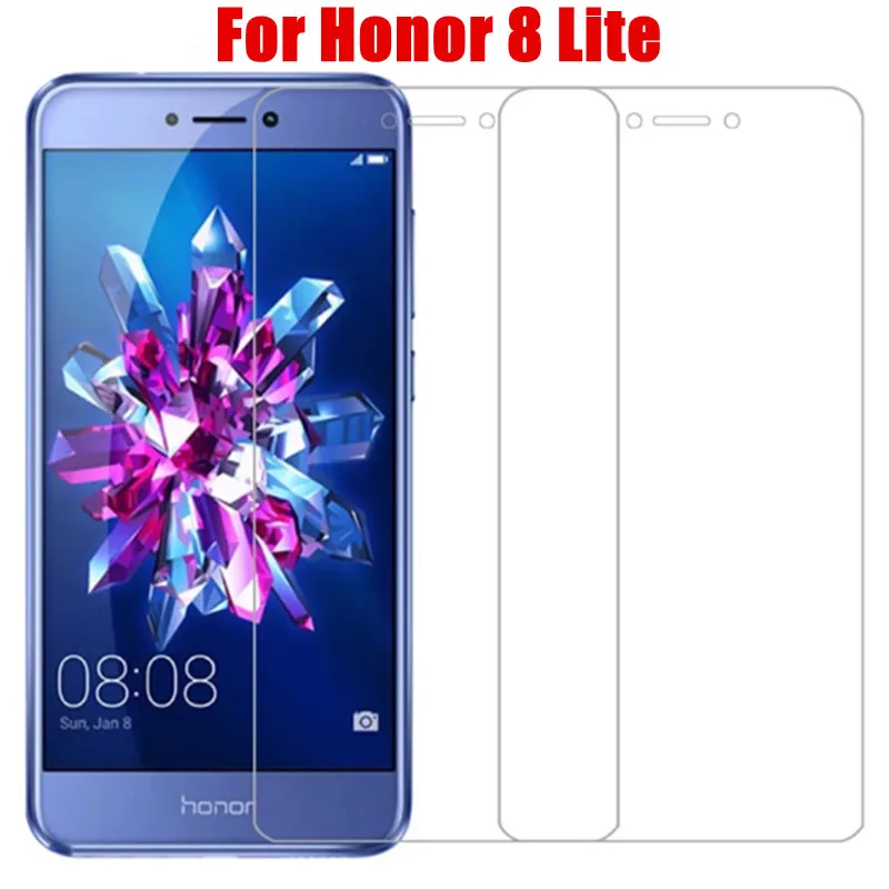 

2 шт. 9H закаленное стекло для honor 8 lite honor 8 light защита экрана телефона на Huawei Honor8 lite защитное стекло