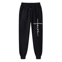 mens gyms sweatpants joggers pants fitness sportswear tracksuit bottoms loose trousers black track running pant streetwear