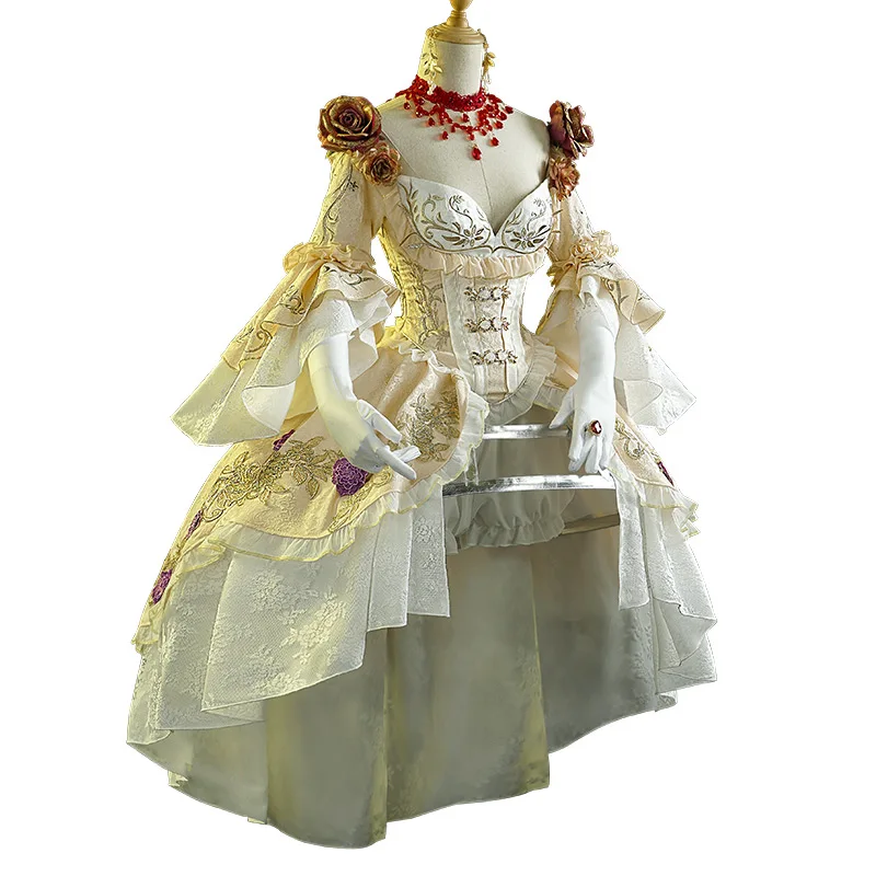 Аниме Dentity V г жа Красный крови праздник Marie игры дворец платье элегантные