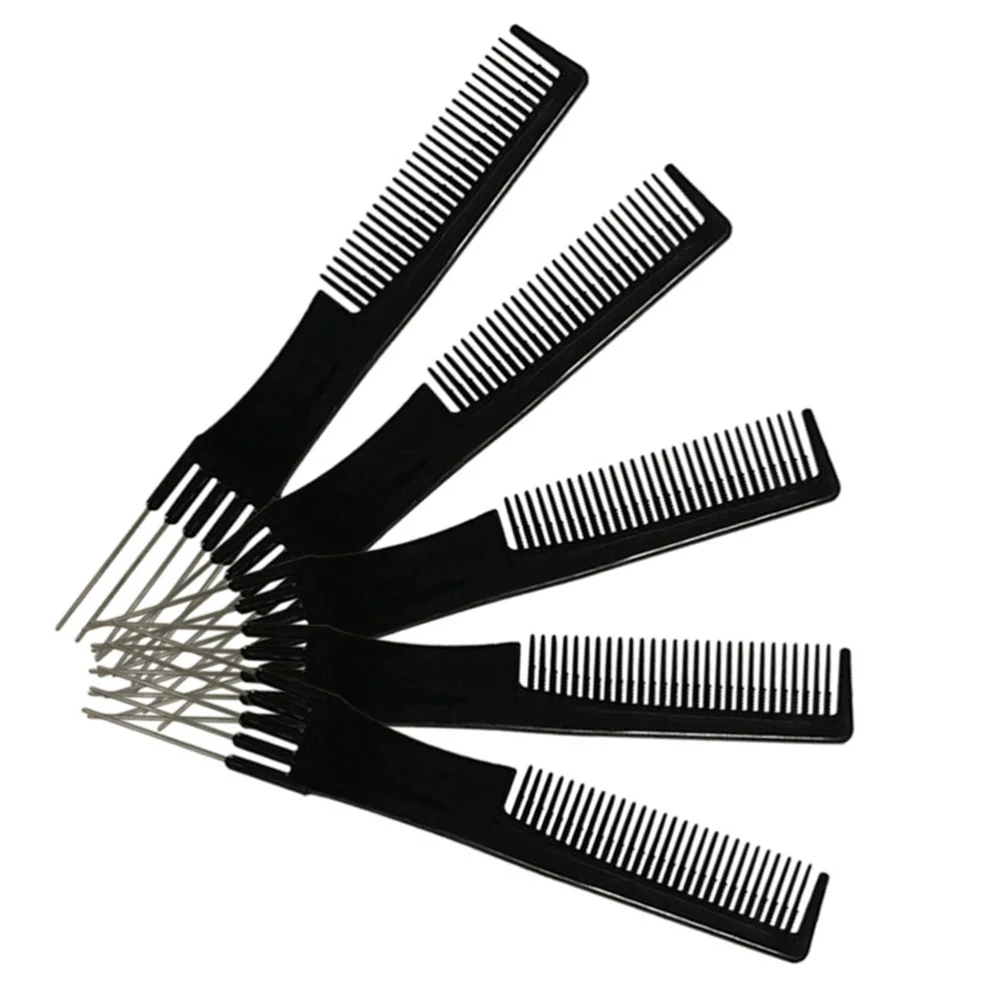 

5pcs Professional Steel Needle Fork Comb Hair Comb Hair Insert Needle Comb Hairdressing Styling Tool