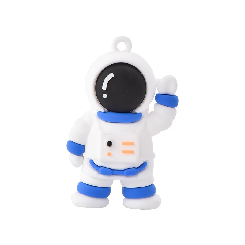 

New astronaut soft plastic cartoon doll dripping plastic keychain accessories three-dimensional small hanging jewelry