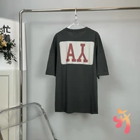 oversize askyurself t shirts high quality distressed logo print limited short sleeved men women askyurself casual hiohop tshirts