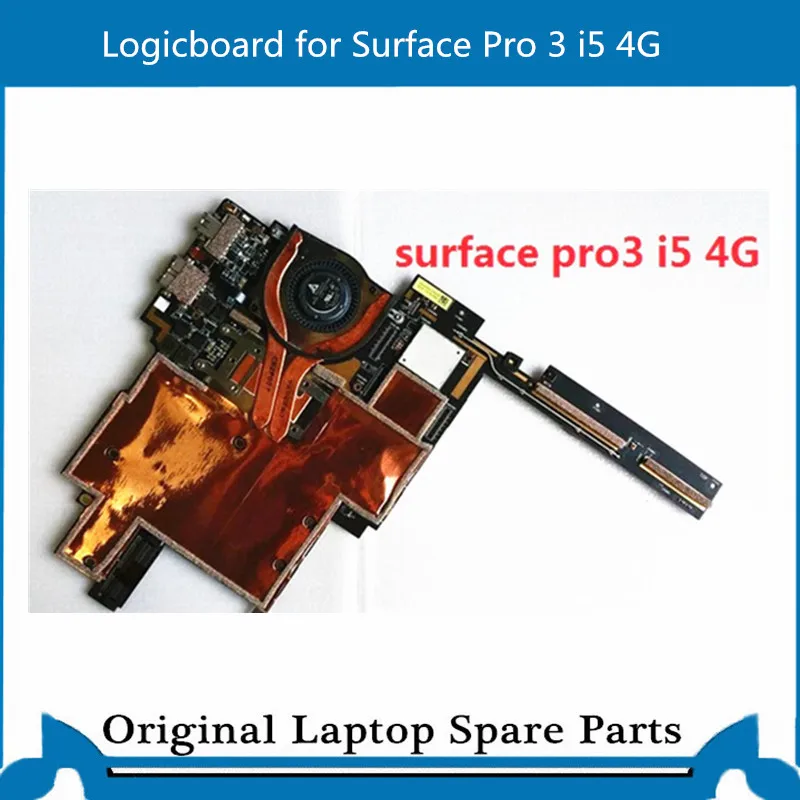 Материнская плата для Miscrsoft Surface Pro 3 1631 материнская i5 4G с вентилятором ЦП|ЖК-экран