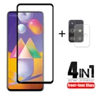 4-в-1 для Samsung Galaxy M31S стекло для Samsung M31S закаленное стекло для Samsung A11 A21S A31 A41 A51 A71 M01S M31S стекло объектива