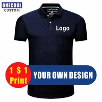 summer cheap short sleeved polo shirt custom logo embroidery personalized printed design brand text onecool 2021