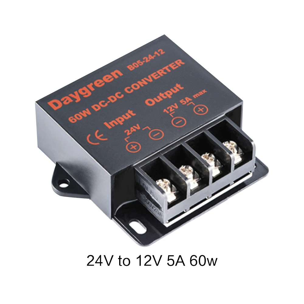 

60W 5A DC 12V 24V to 5V Transformer Converter Step Down Buck Module Voltage Power Supply