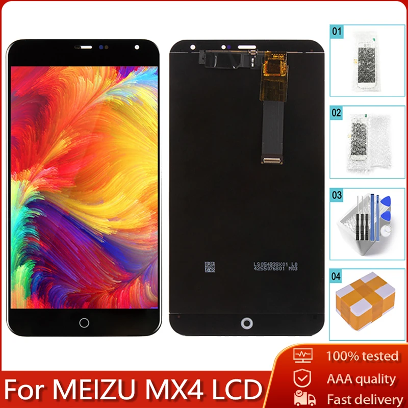 5 36 &quotоригинальный для MEIZU MX4 ЖК дисплей сенсорный экран 100% протестированный