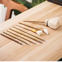 pottery brush 8 piecesset of pottery painting tools painted hook line sweeping ash moisturizing and filling color brush