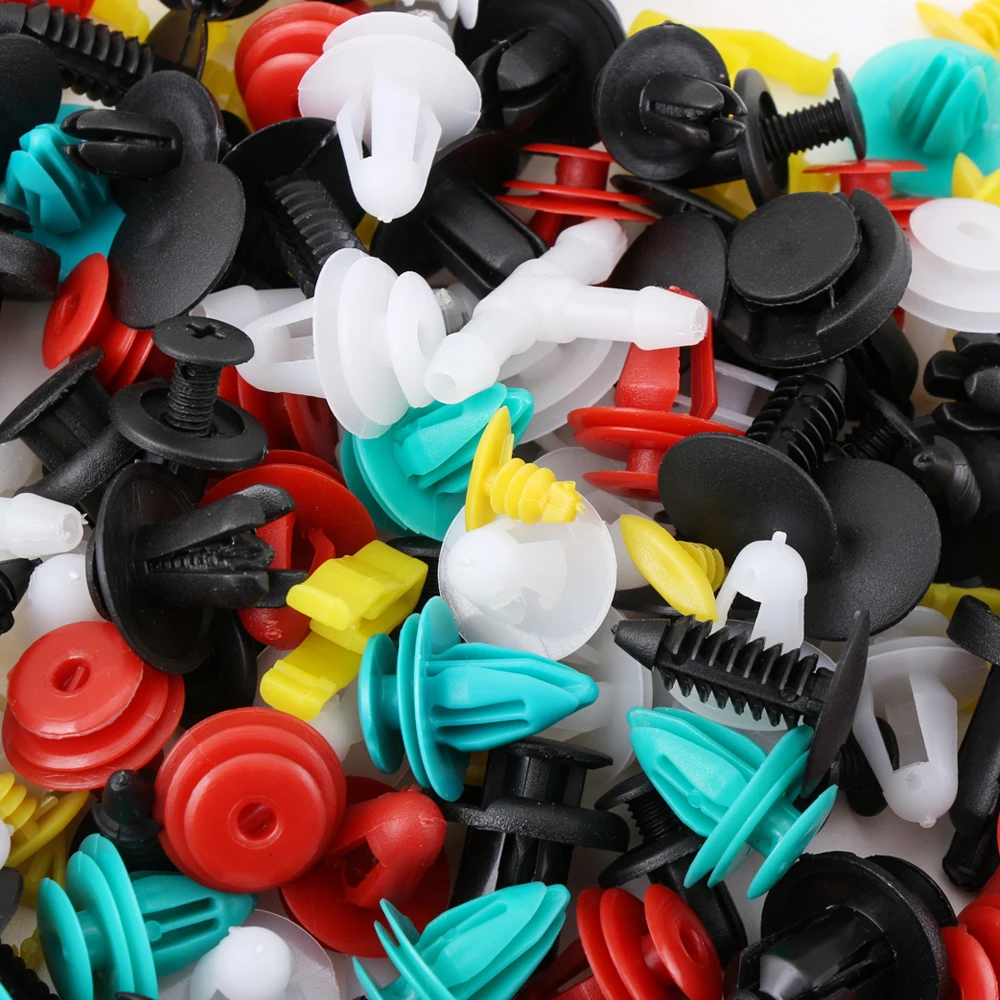 100 PCS Auto Fastener Clip for Ford Focus Fusion EcoSport Kuga Mondeo Everest Transit Custom Tourneo | Автомобили и мотоциклы