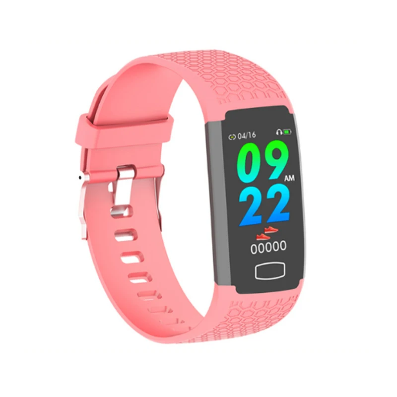 Pink-H22 ONEMIX Fashion Smart Fitness Watch Waterproof Sport Pedomoter Oxygen Blood Pressure Monitor Accurate Step Counter Bracelets - Цвет: Pink-H22