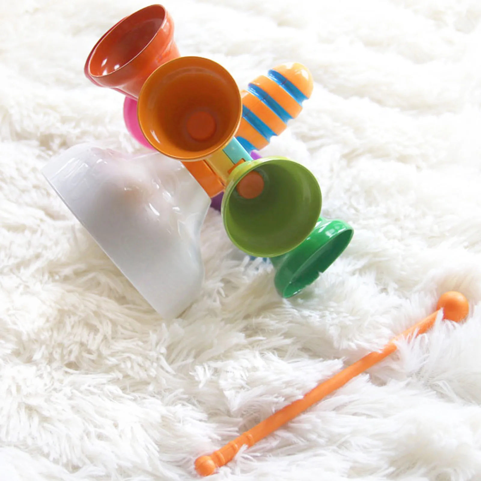 

Explosion Style Manual Music Bell Early Music Learning Toy Rotatable Children's Rotating Metal Music Bell