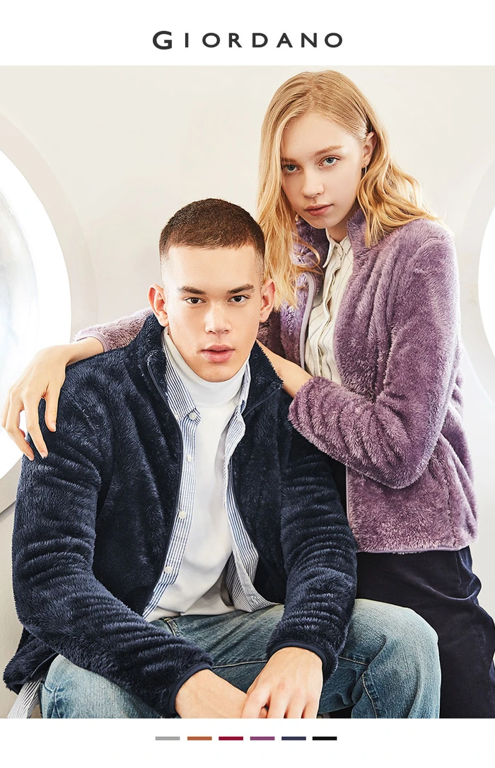 Giordano мужская куртка с мехом и застежкой на молнии,имеется несколько вариантов данной модели