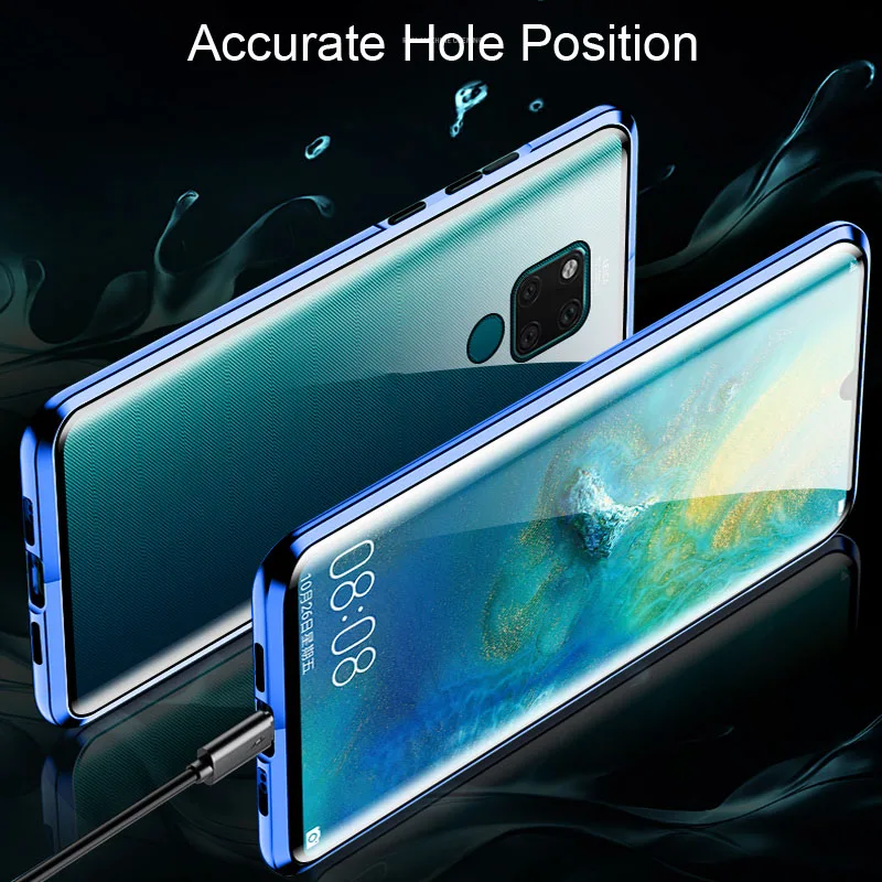 Магнитный поглощающий чехол для Huawei Mate 20 X фотомагнитный металлический каркас