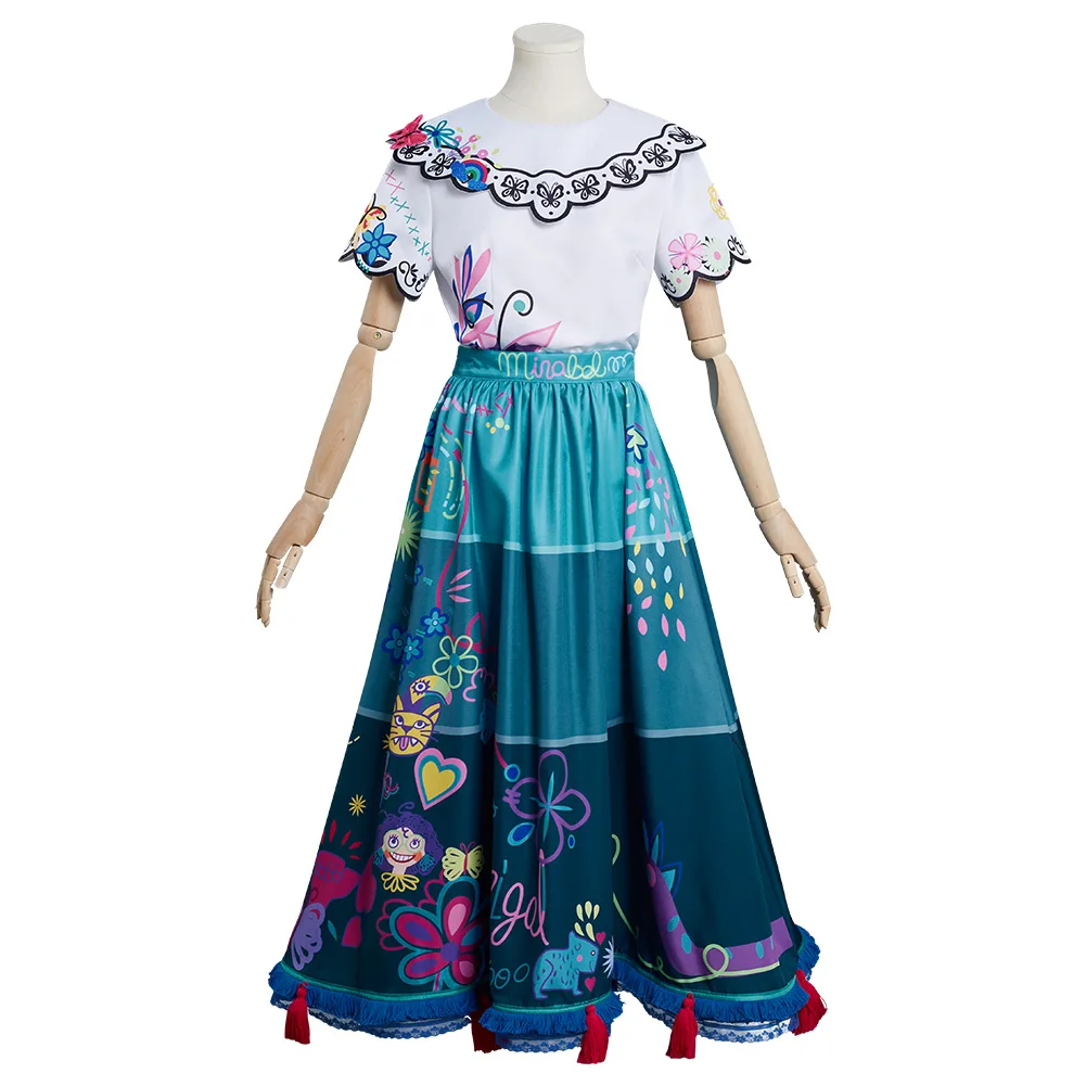 

Mirabel Cosplay Costume Dress Outfits Halloween Carnival Suit