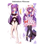 Наволочка дакимакура Touhou Project, аниме Loli, подушка, кавайная, сексуальная девушка, обнимающая подушку, наволочка из персиковой кожи, двухсторонняя подушка для кровати 150x50