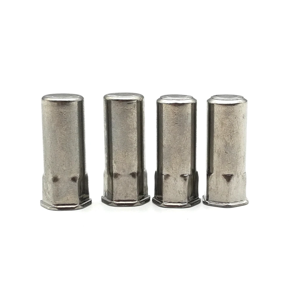 SUS304 уменьшающая головку Шестигранная Заклепка гайка герметичная M4 M5 M6 M8 M10