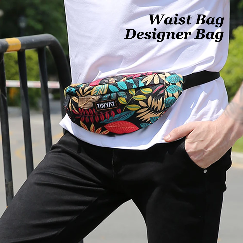 

men's bag Fashion Fanny Pack for Women Crossbody Bags Canvas Belt Bag High QualityDesigner Chest Bags Pink Purse Men's Waist bag