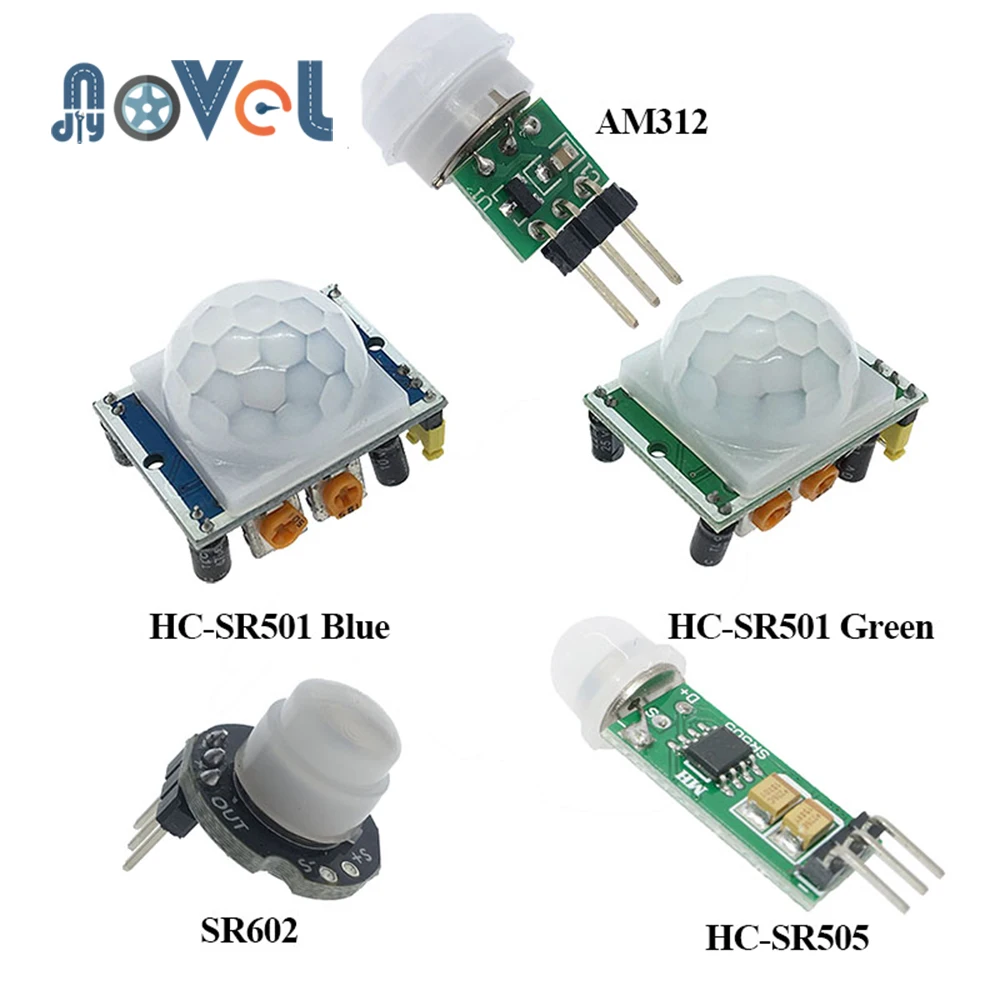 AM312 HC SR501 SR505 MH SR602 Отрегулируйте пироэлектрический инфракрасный Мини PIR человека