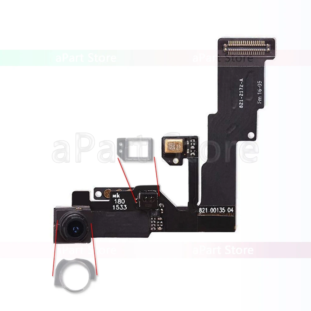 Оригинальная фронтальная камера для iPhone 5 5S 5C SE 6 6s Plus с правым датчиком