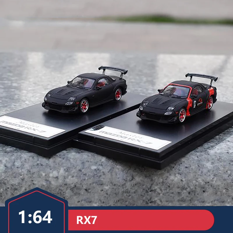 

Mazda Amemiya RX7 матовый черный RE Amemiya MASTER 1/64 модель Mazda
