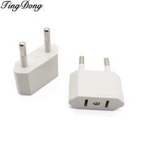 eu travel power adapter converter american china us to eu euro european type c plug electric adapter ac electrical socket outlet