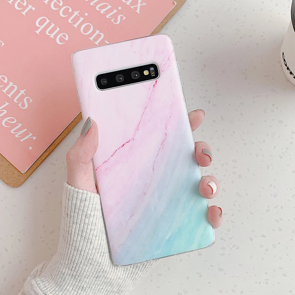 Постепенный мраморный чехол LOVECOM для телефона Samsung Galaxy S21 S20FE Note 20 10 A51 A71 A50 S9 S10 S20