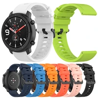 new 22mm silicone strap wristband for huami amazfit gtr 47mm pace stratos smart watch sport band replacement bracelet watchband