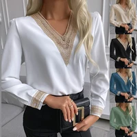 women shirts blouses femme white blouse tops women blusas mujer de moda 2021 verano v neck chiffon blouse shirt tops blusas