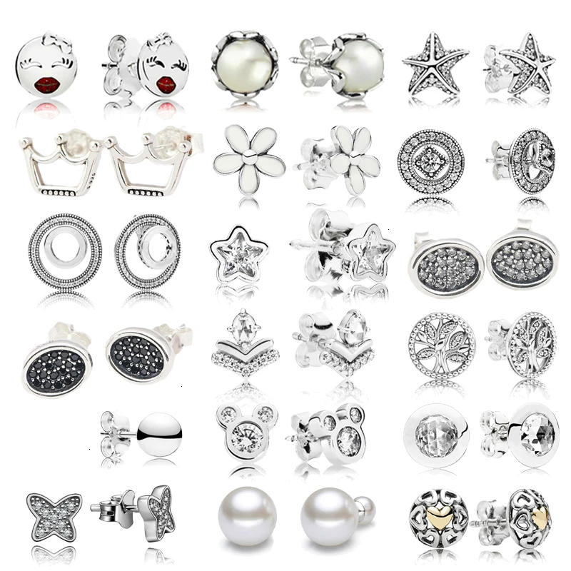 925 серебряные серьги для женщин яркие в виде дерева навсегда изысканные