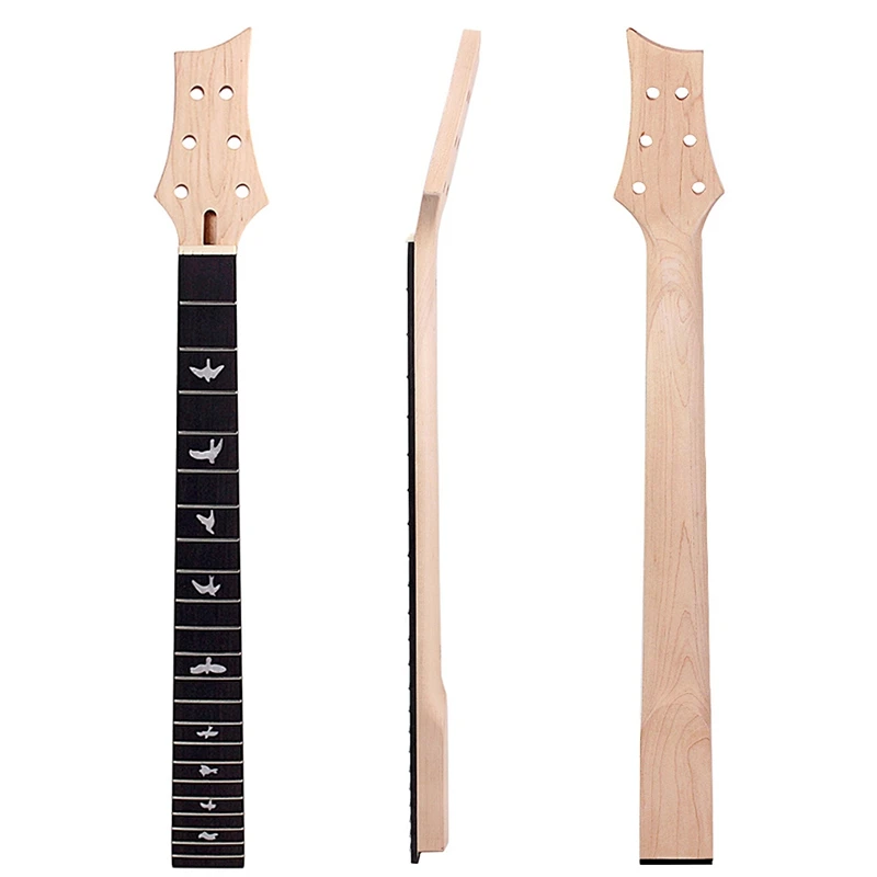 neue 1pcs gitarre neck massivholz maple 22 fret 2475 zoll truss rod für elektrische gitarre schwarz farbe free global shipping