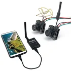 Приемник 5,8G FPV UVC + 5,8G 48CH 25100 мВт видео передатчик 700TVL micro FPV камера OTG VR смартфон для радиоуправляемого FPV дрона автомобиля