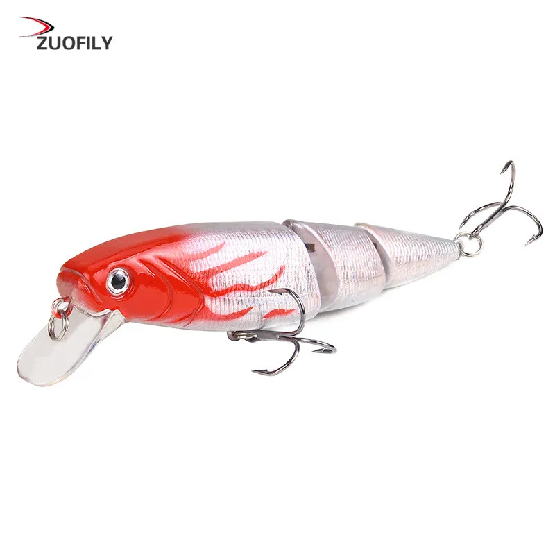 1 шт. сочлененной рыболовные приманки 10 5 см/15 г Minnow Пластик искусственный