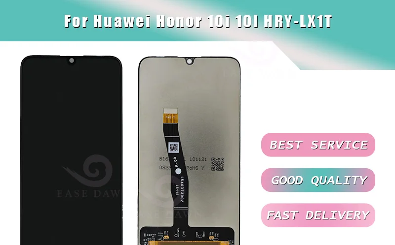 Для huawei Honor 10i 10I HRY-LX1T ЖК-дисплей ips ЖК-экран+ сенсорная панель дигитайзер сборка для huawei дисплей