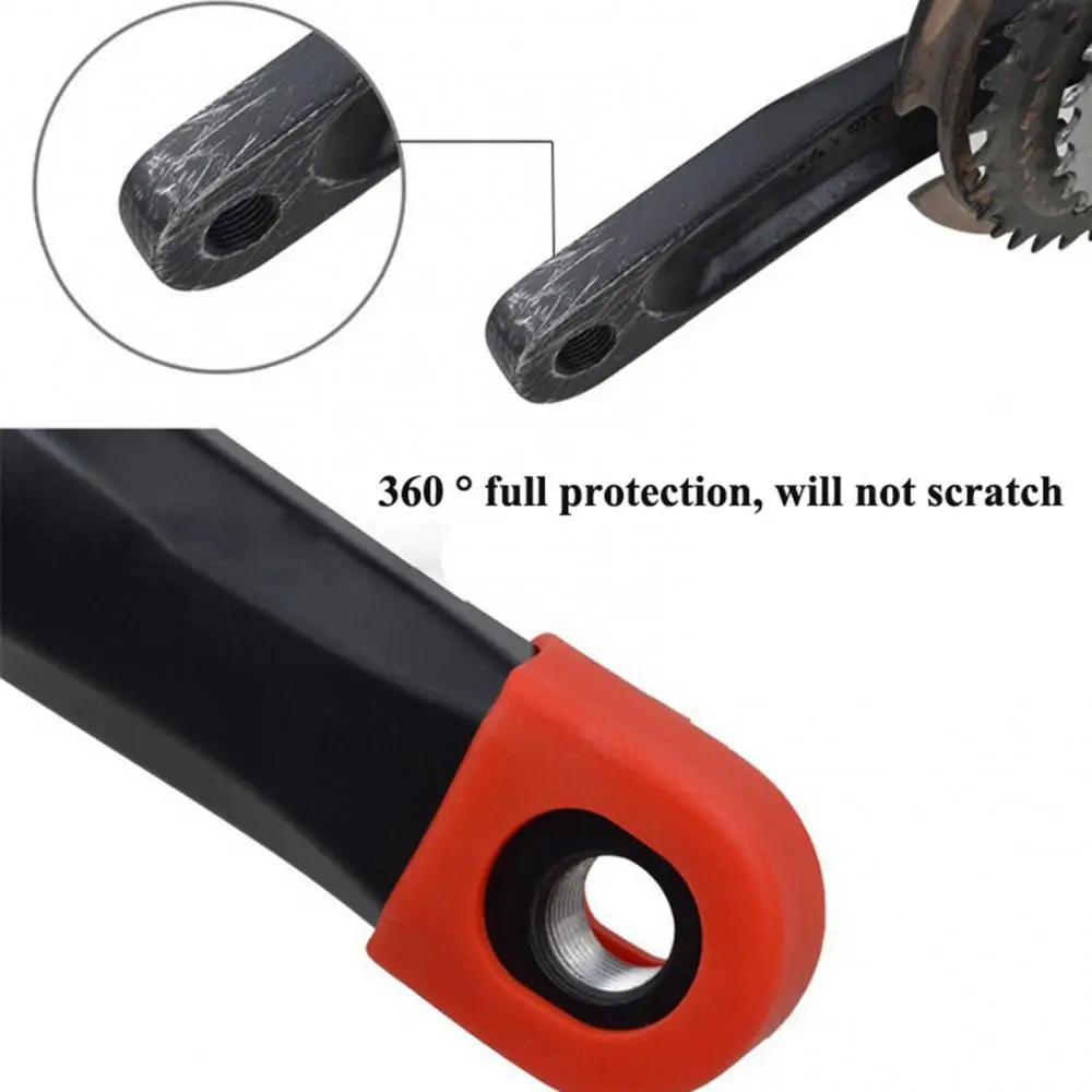 2 шт. износостойкие резиновые протекторы для коленчатого вала велосипеда MTB