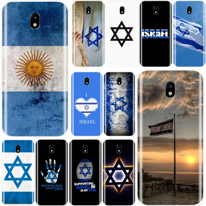 Мягкий силиконовый чехол из ТПУ с изображением флага Израиля для Samsung Galaxy J5 J7 2016 J3
