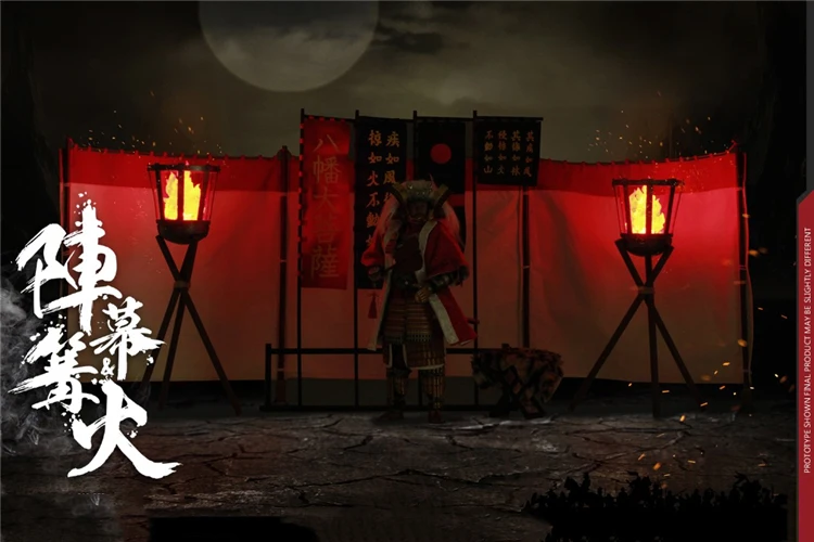 No. SE041 1/6 серия EMPIRES(литой под давлением сплав)-черная бронежилет ODA NOBUNAGA(LEGENDARY VER.) Фигурку модель