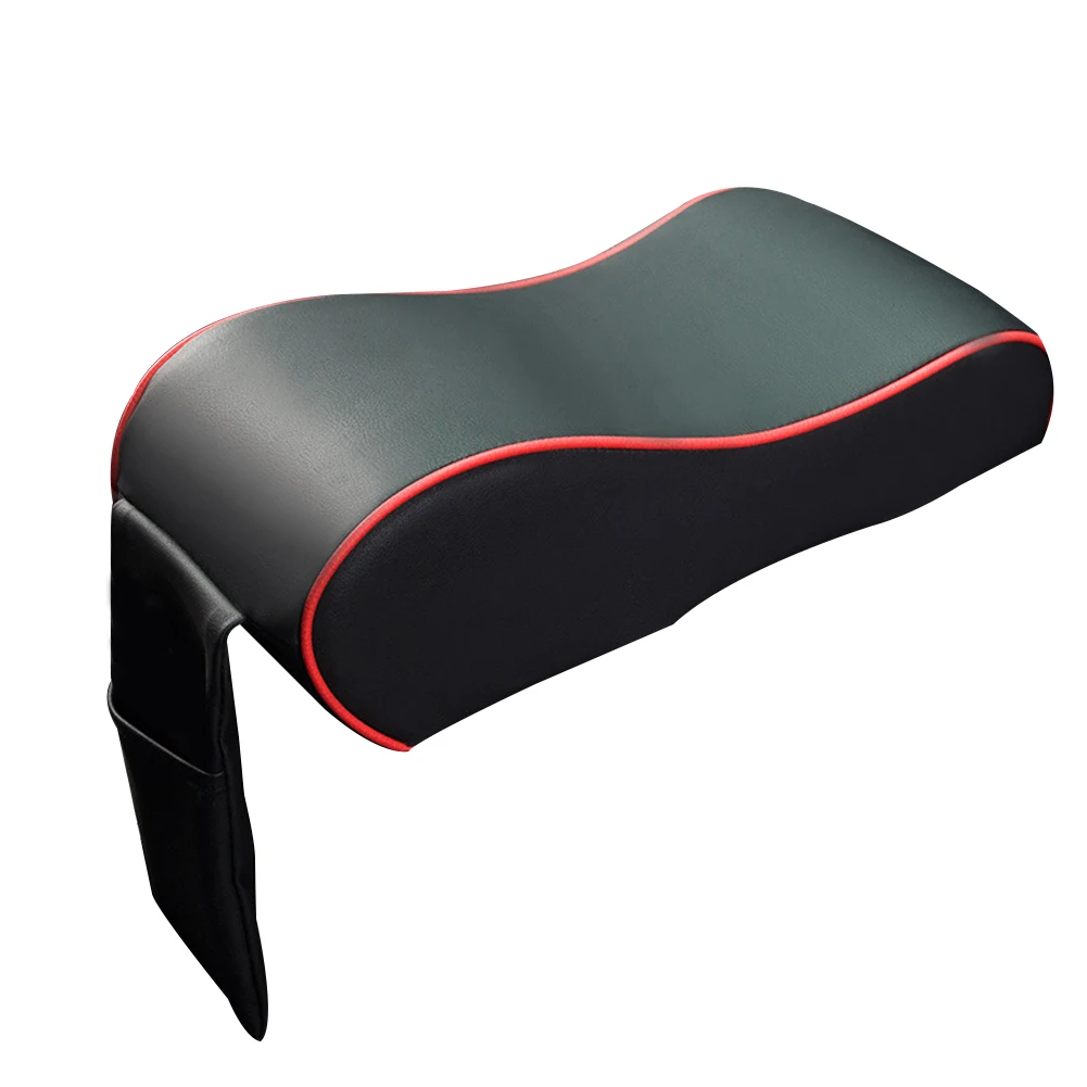 Автомобильный центральный подлокотник коробка из искусственной кожи подушка с