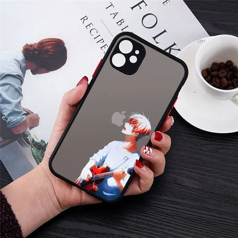 

Given Anime Phone Case matte transparent For black iPhone 7 8 x xs xr 11 12 pro plus max mini Clear Funda