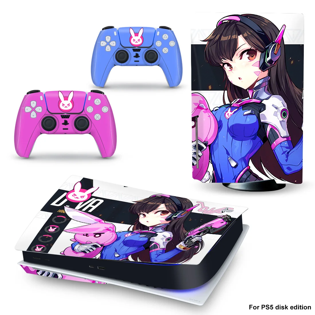 

Виниловая наклейка Girl PS5 для консоли PlayStation 5 и контроллера PS5