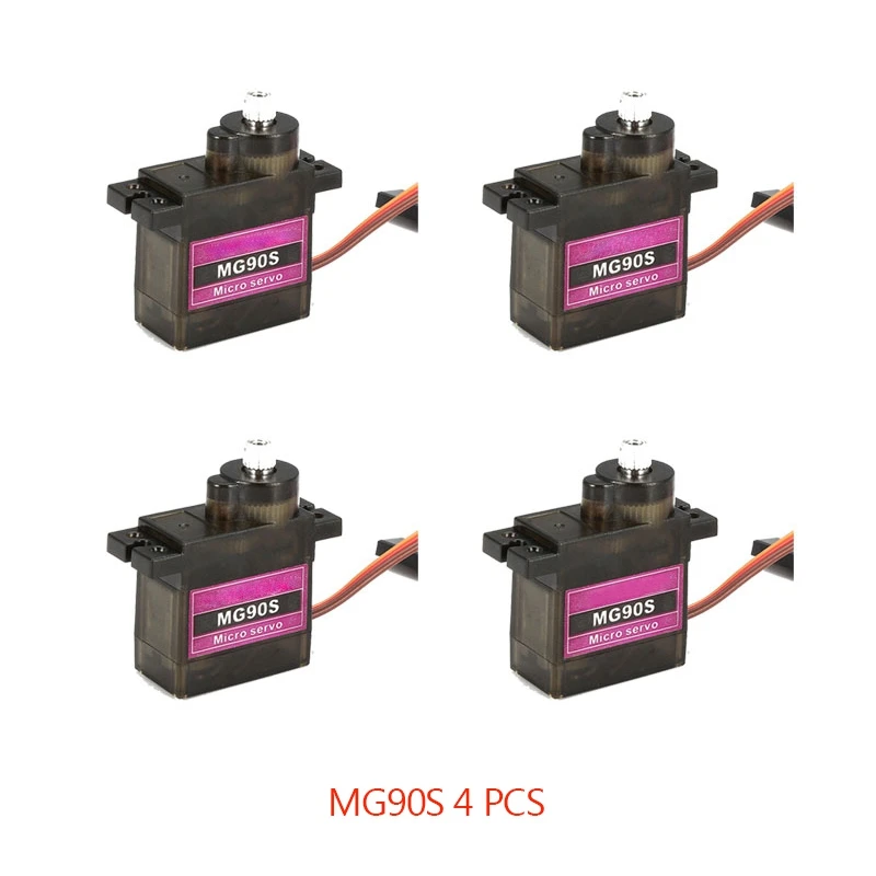 451020 шт mg90s шестерни rc micro servo 134g мотор для