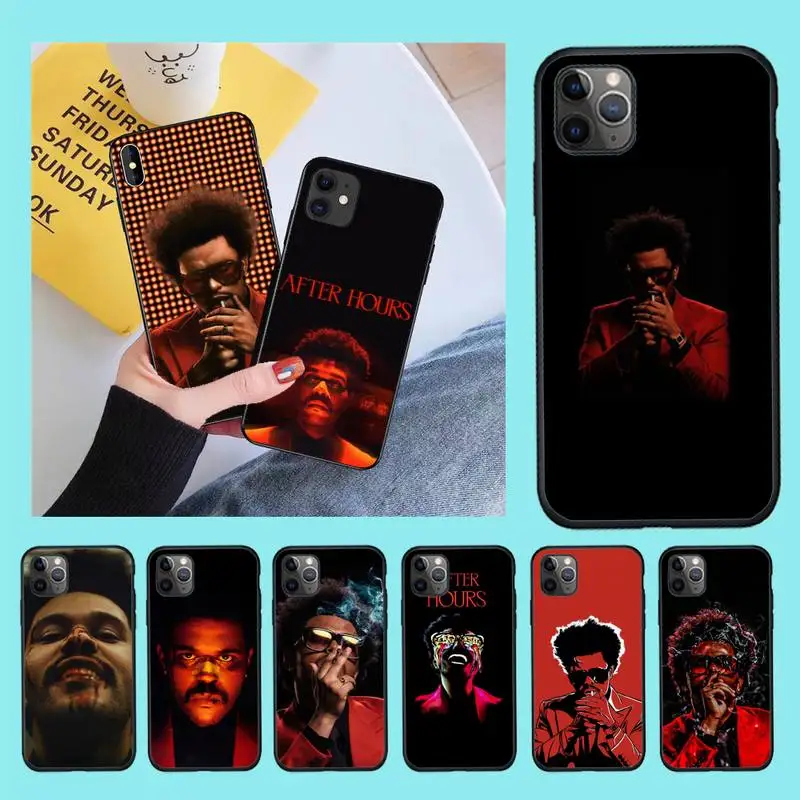 Мягкий черный Чехол CUTEWANAN Weeknd для iPhone 11 pro XS MAX 8 7 6 6S Plus X 5S SE 2020 XR|Бамперы| |
