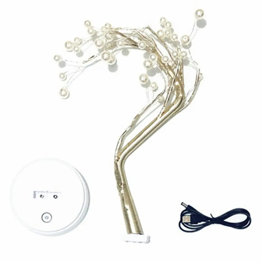 

LED Night Light Mini Christmas Tree Copper Wire Garland Lamp For Home Kids Bedroom Decor Fairy Lights Luminary Holiday lighting