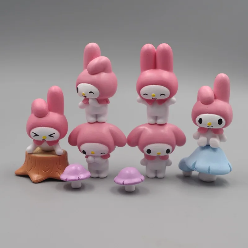 

Kawaii Sanriod аниме периферийная коробка мимелоди мультфильм милая кукла украшение пластырь материал подарок на день рождения