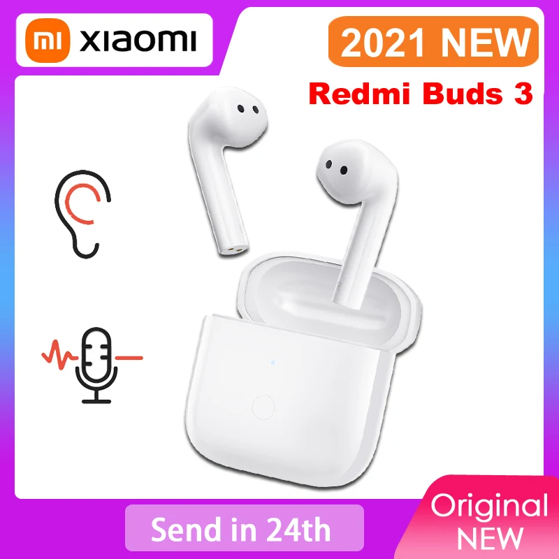 Беспроводные Bluetooth-наушники Xiaomi Redmi Buds 3 TWS IP54 | Электроника